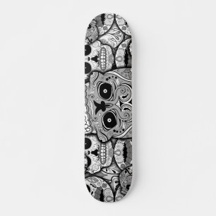 Socker Döskallar Mönster Mini Skateboard Bräda 18,5 Cm
