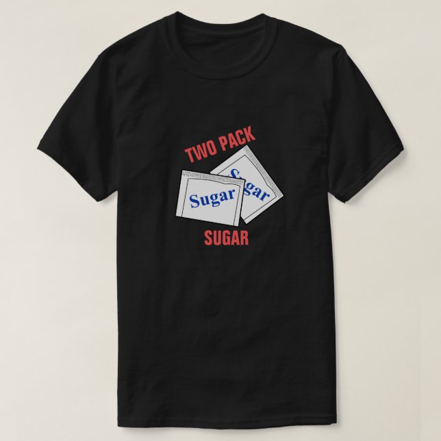 Socker för två packe tee shirt (Design framsida)
