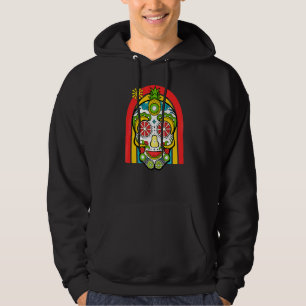 Socker Frukt Dödskalle Regnbåge Sommar Lov Hoodie