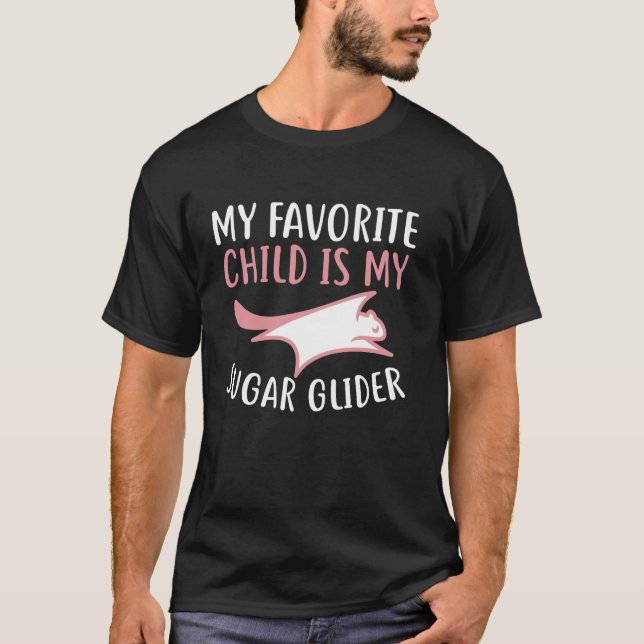 Socker Glidare Glad Pungdjur T Shirt (Framsida)