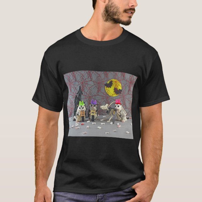 Socker Glider Halloween T Shirt (Framsida)