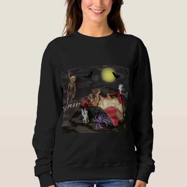 Socker Glider Halloween T Shirt (Framsida)
