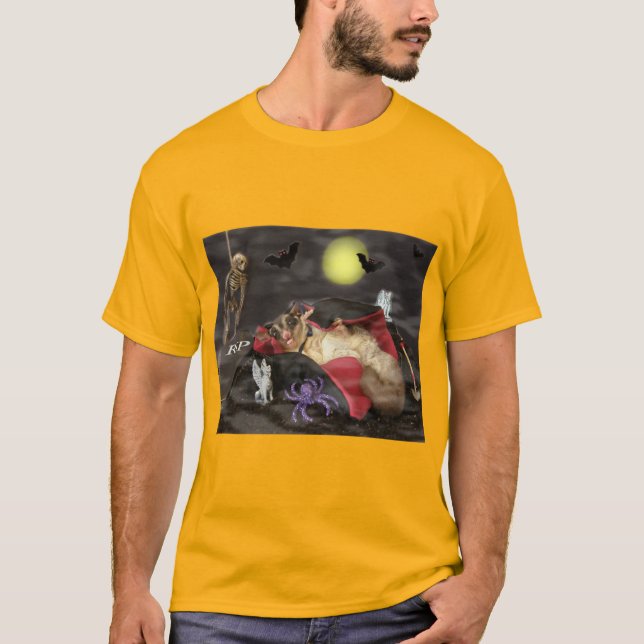 Socker Glider Halloween T Shirt (Framsida)