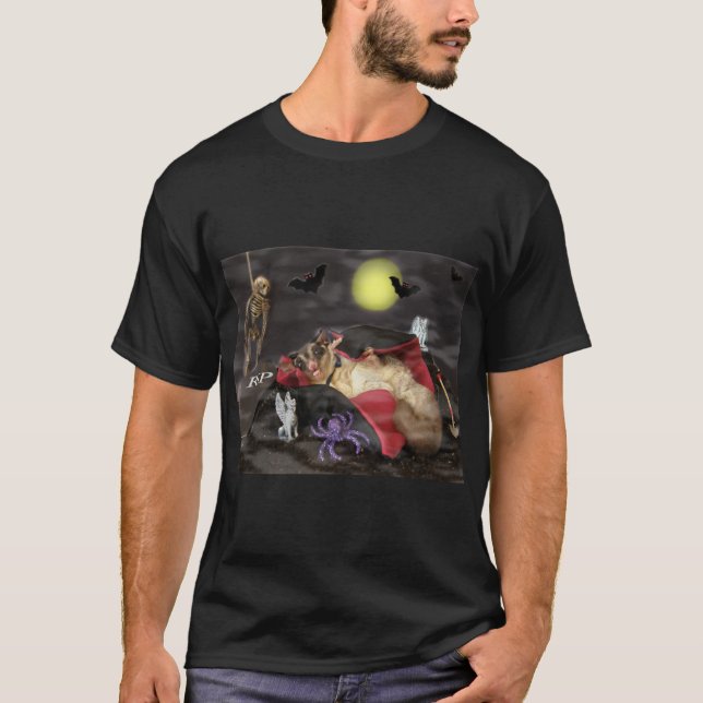 Socker Glider Halloween T Shirt (Framsida)