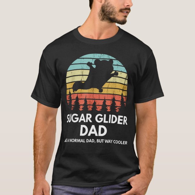 Socker Glider Pappa Rolig Socker Glider Pappa T Shirt (Framsida)