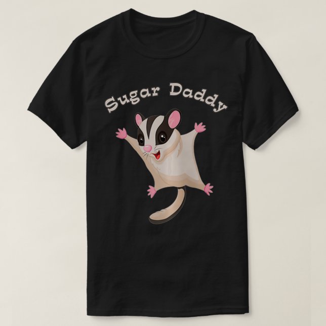 Socker Glider pappa Zip T Shirt (Design framsida)