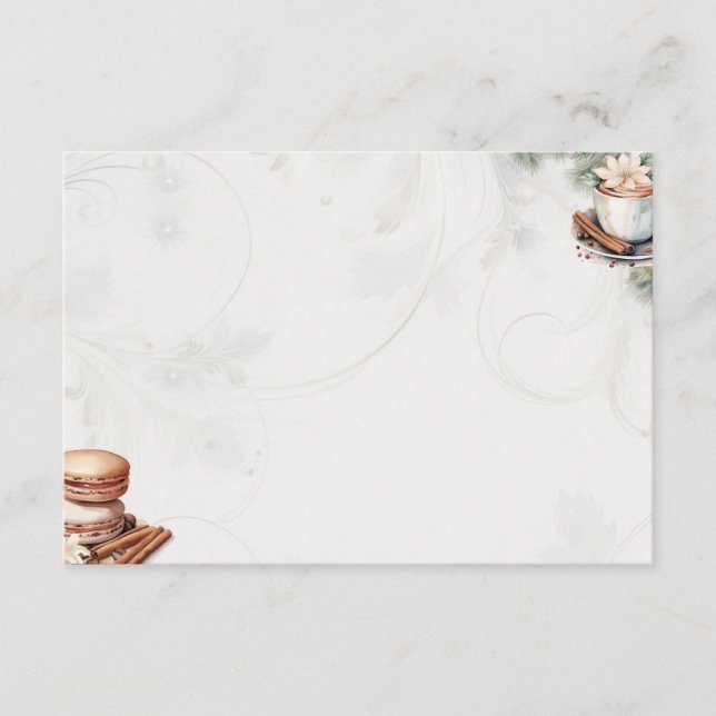 Socker Jackar det grundläggande, tomt receptkort Tilläggskort (Framsida)