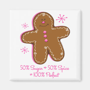 Socker- & kryddapepparkakamagnet magnet