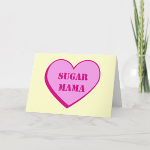 Socker Mamma Alla hjärtans dagskort Helgkort