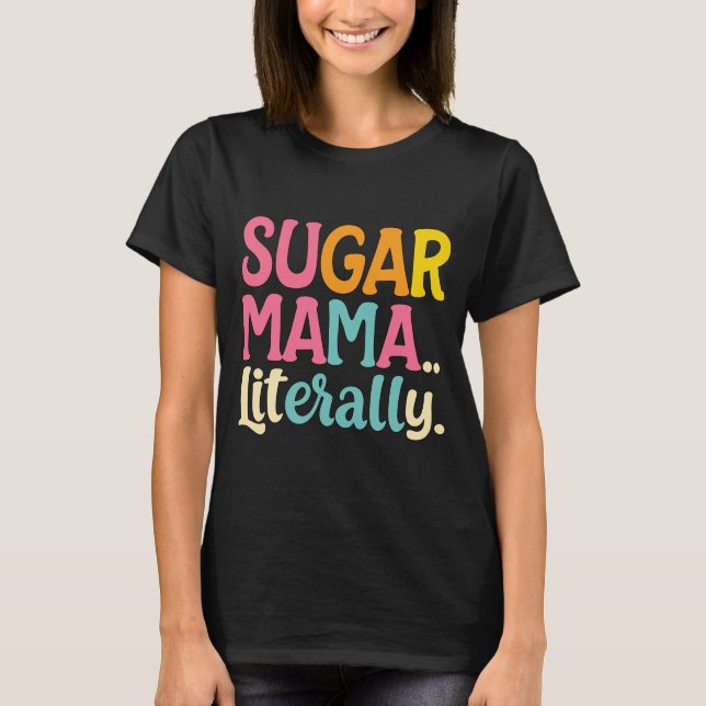 Socker Mamma Literally T Shirt (Framsida)