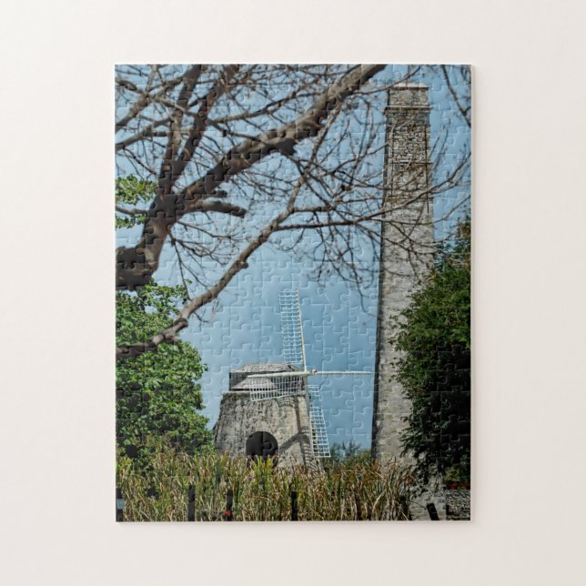 Socker Mill US Virgin Islands St. Croix Västindien Pussel (Vertikal)