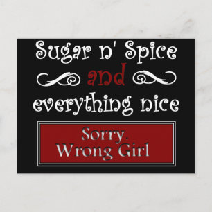 Socker n'Spice Vykort