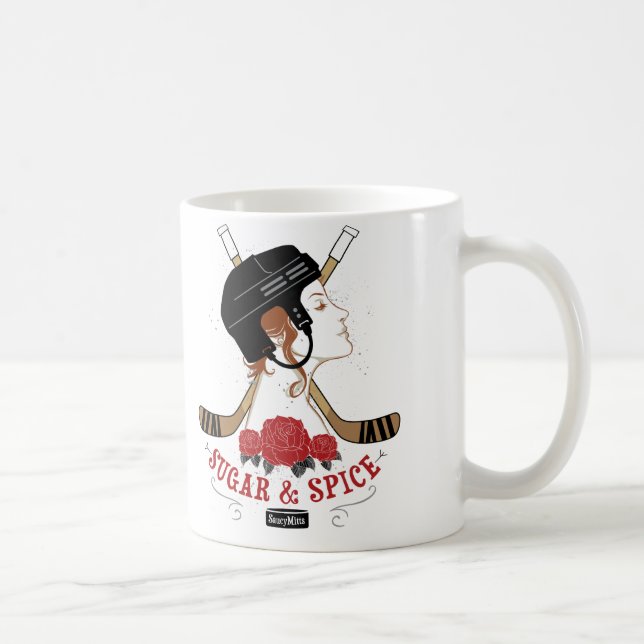 Socker och spice Womens Hockey Kaffemugg (Höger)