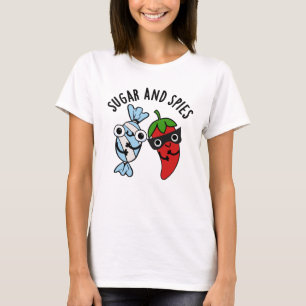 Socker och spies, underlig matrund t shirt