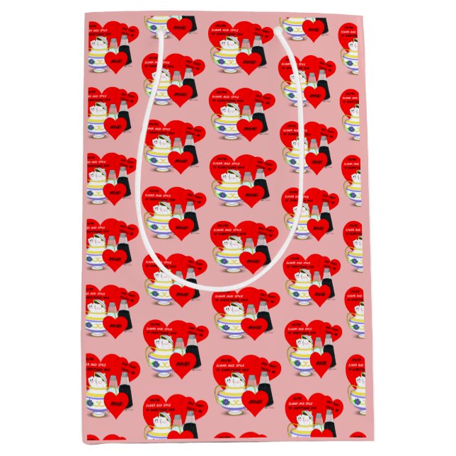 Socker och spis - Gamla, fashioniserade hjärtkorts (Framsidan)