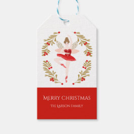 Socker Plum Fairy julklapp Presentetikett