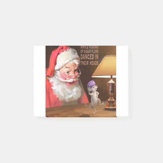 Socker Plums.tif för CON32 Santa 2 Post-it Block (Framsida)