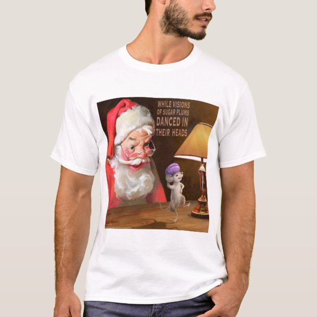 Socker Plums.tif för CON32 Santa 2 T Shirt (Framsida)