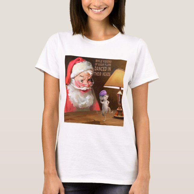 Socker Plums.tif för CON32 Santa 2 T Shirt (Framsida)