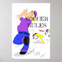 SOCKER REGLER 1 POSTER