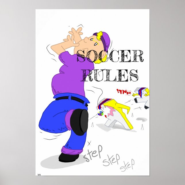 SOCKER REGLER 1 POSTER (Framsidan)