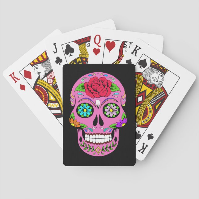 Socker Skallar Casinokort (Baksidan)