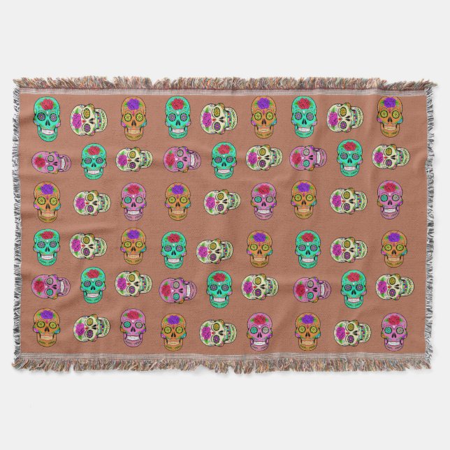 Socker Skallar Kast Blanket Filt (Framsidan)