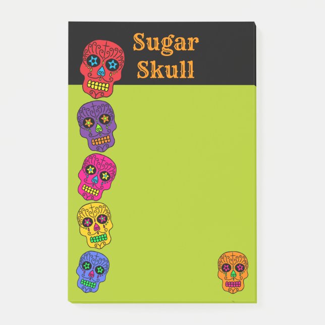 Socker Skallar Post-it Block (Framsida)