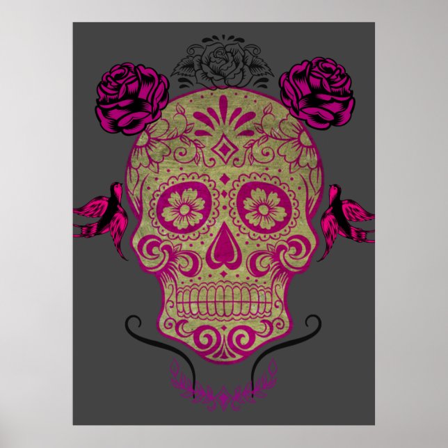 Socker Skalle 1.0 Poster (Framsidan)
