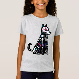 Socker Skalle Calavera Hund I T Shirt