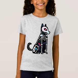 Socker Skalle Calavera Hund I T Shirt