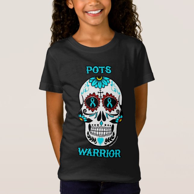 Socker Skalle/Krigare...POTS T Shirt (Framsida)