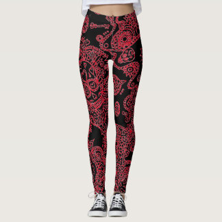 Socker Skalle Leggings