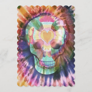Socker skalle tie die färger skönhet inifrån inbjudningar