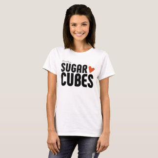 Socker skära i tärningar kvinna grundläggande tee shirt