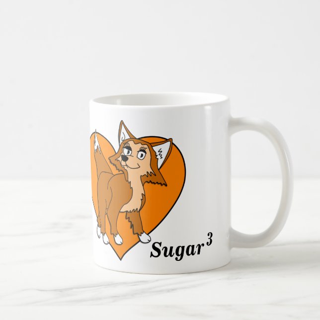 Socker skära i tärningar mugg (Höger)