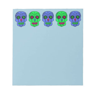 Socker Skull Anteckningsblock