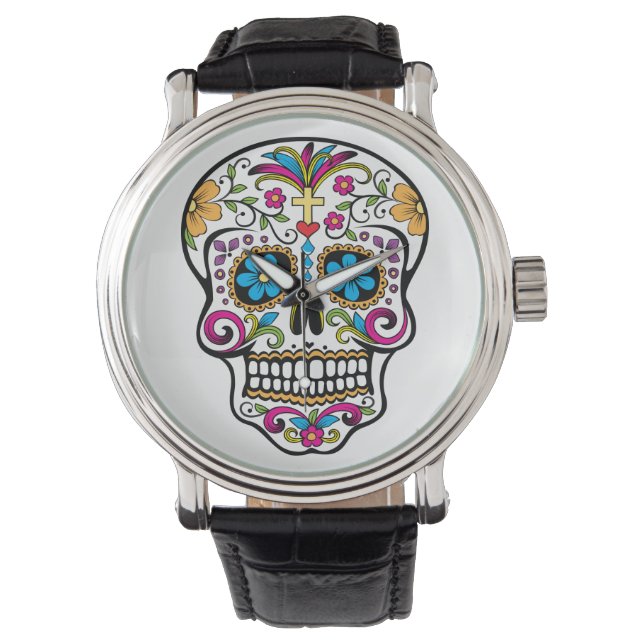 Socker Skull Armbandsur (Framsida)