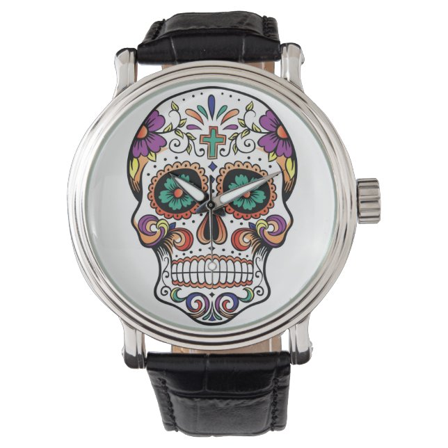 Socker Skull Armbandsur (Framsida)