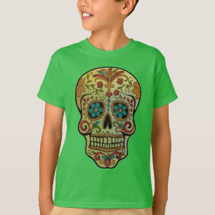 Socker Skull Art, Day of the dead T Shirt