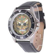 Socker Skull Art - Fiesta of Färg