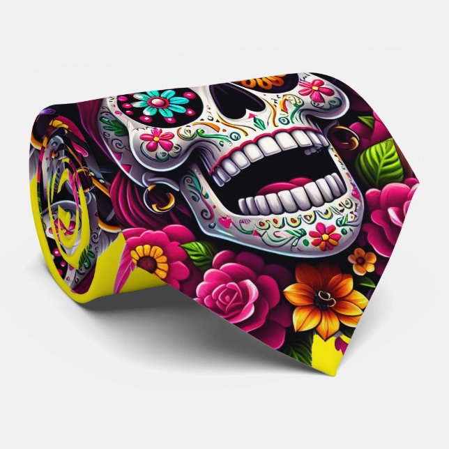 Socker Skull Art - Jolly Pirat Skull (Gult) Slips (Rullad)