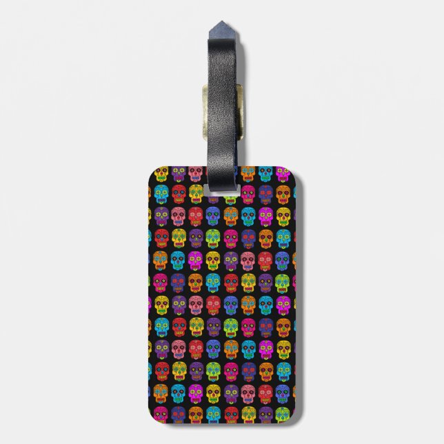 Socker Skull Bagagebricka (Baksidan Lodrät)
