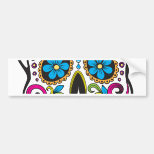 Socker Skull Bildekal