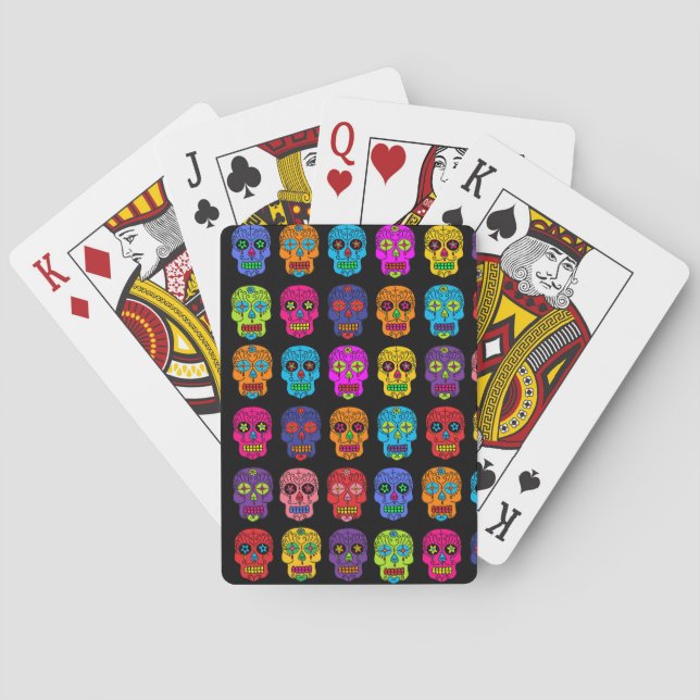 Socker Skull Casinokort (Baksidan)