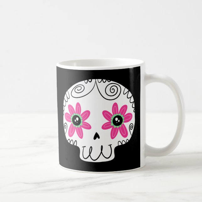 Socker Skull Day of the dead Kaffemugg (Höger)