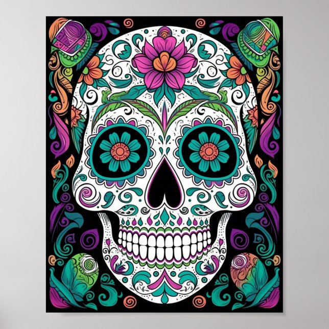 Socker Skull Day of the dead Poster (Framsidan)
