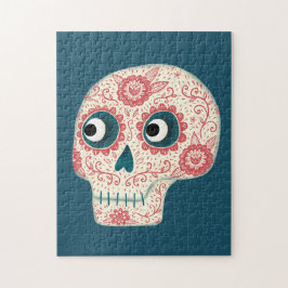 Socker Skull Day of the dead Pussel