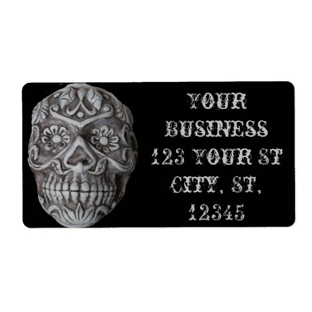 Socker Skull Day of the dead Thunder_Cove Fraktsedel (Framsidan)