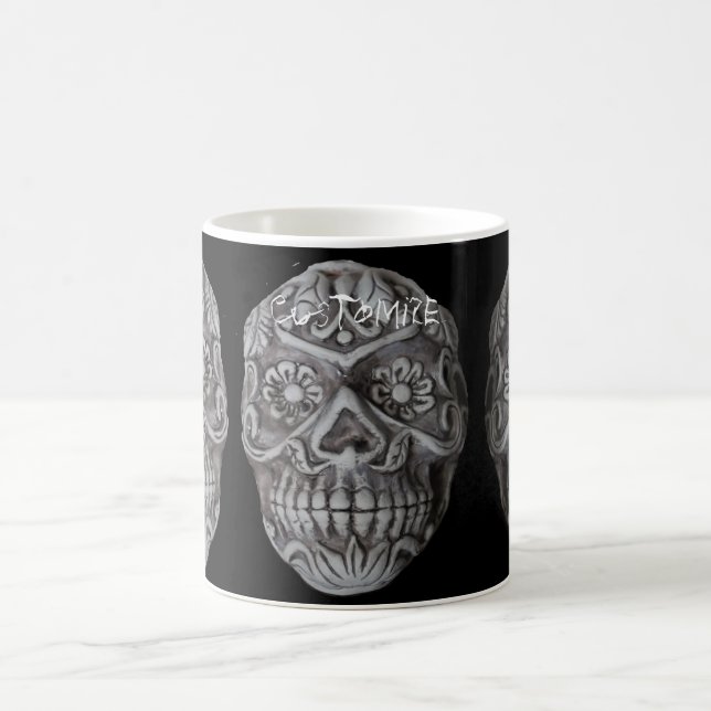 Socker Skull Day of the dead Thunder_Cove Kaffemugg (Center)